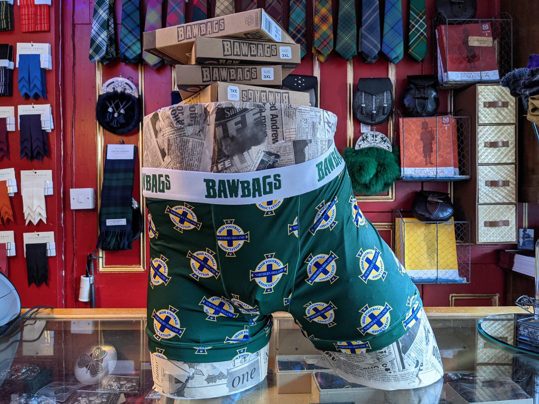 Northern Ireland Boxers at Harris Kilts