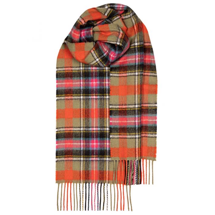 Bruce of Kinnaird Tartan Lambswool Scarf