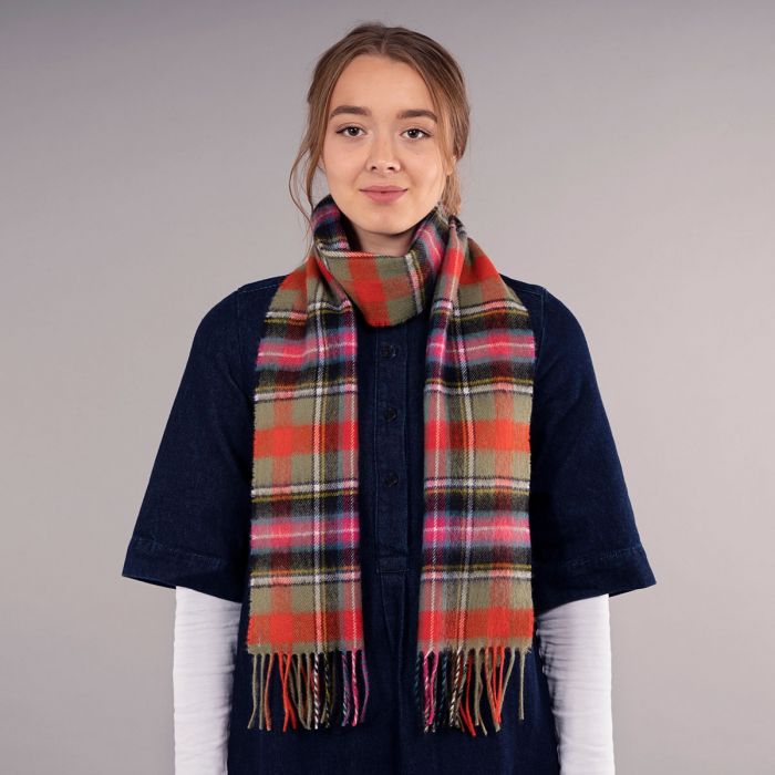 Bruce of Kinnaird Tartan Lambswool Scarf