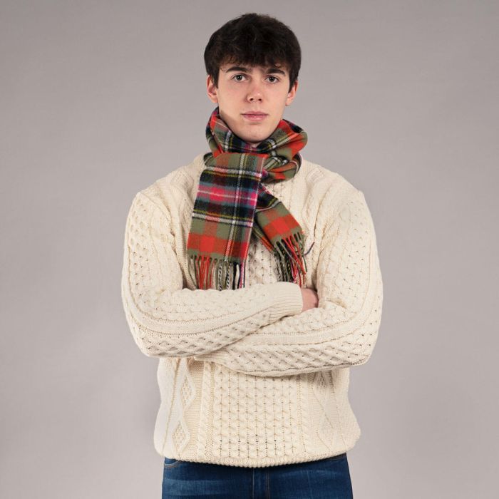 Bruce of Kinnaird Tartan Lambswool Scarf