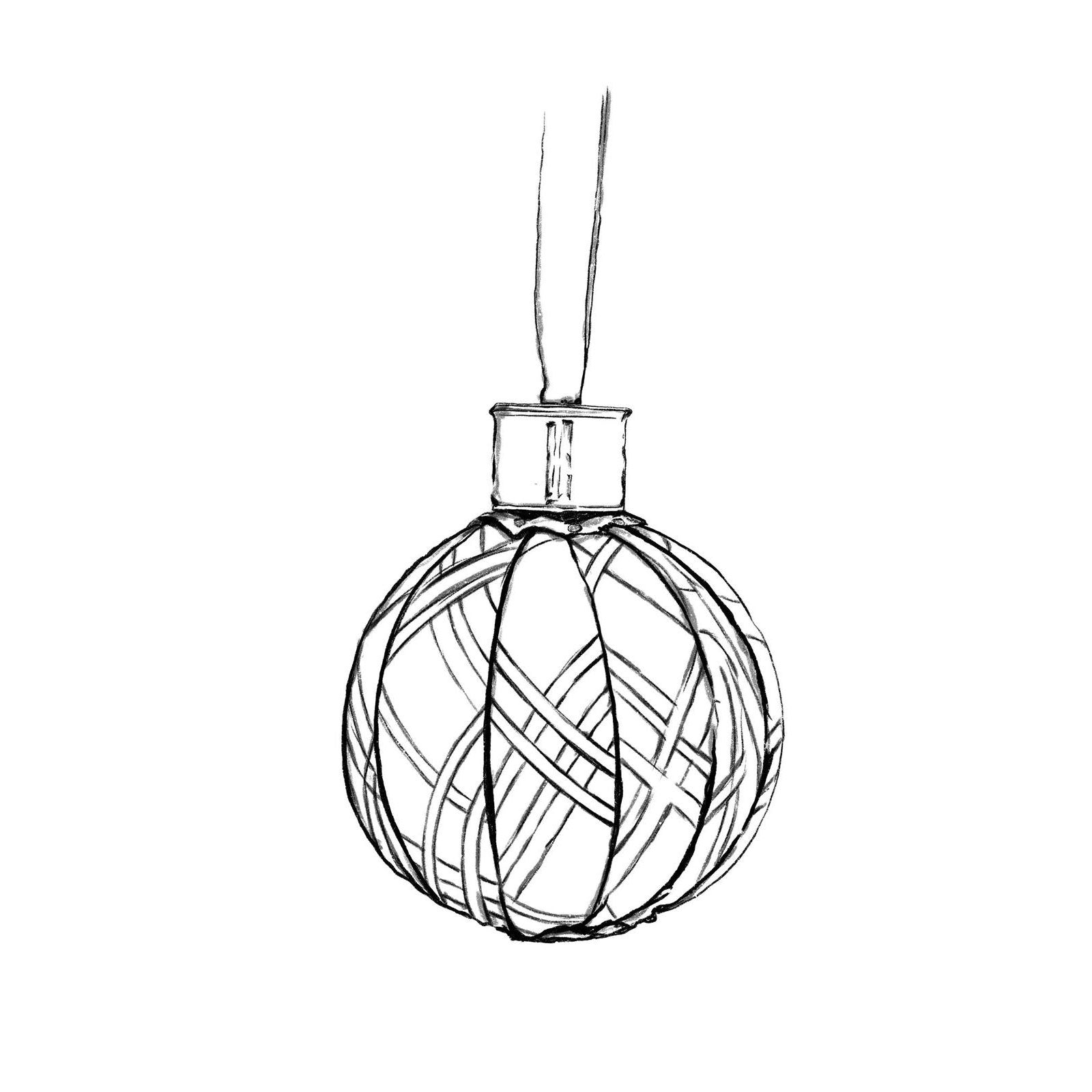 Family Clan Tartan Christmas Bauble