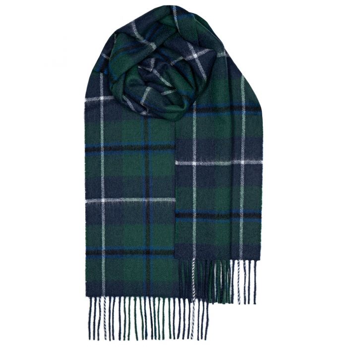 Douglas Modern Tartan Lambswool Scarf