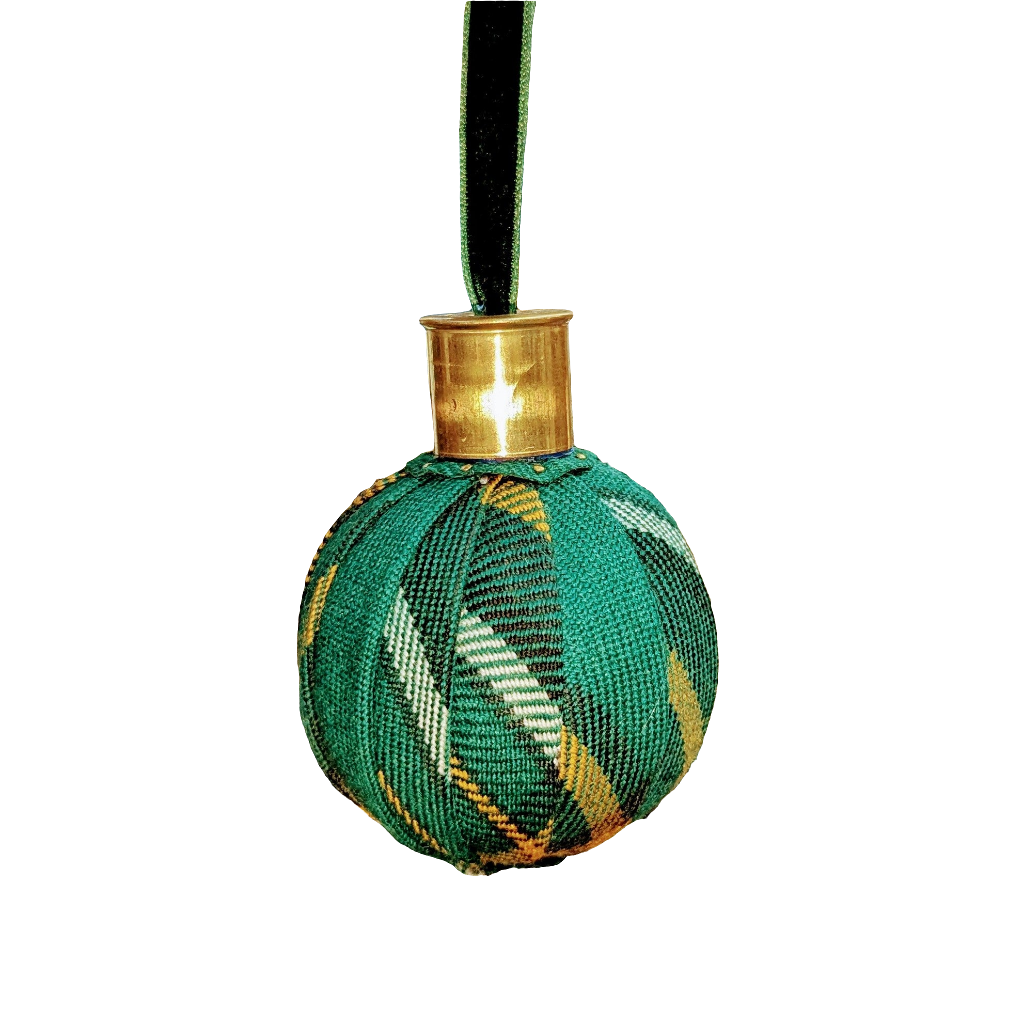 Irish National Tartan Christmas Bauble