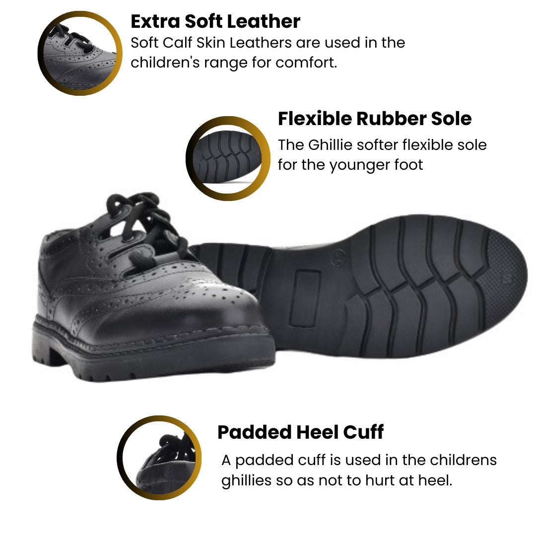 Kids Ghillie Brogues