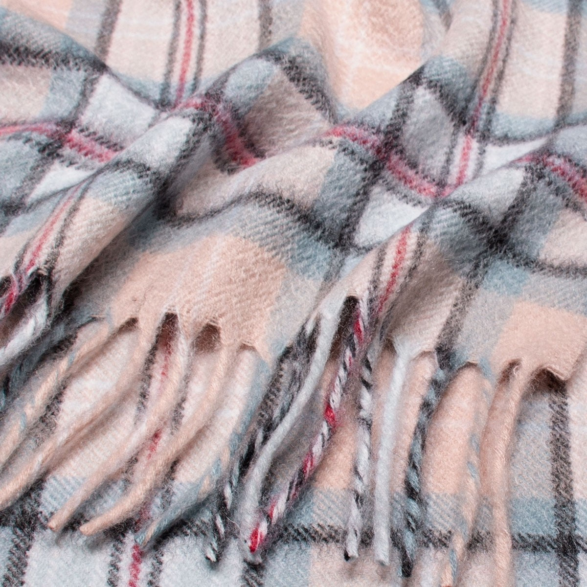 Diana, Princess of Wales Memorial Rose Tartan Cashmere Scarf