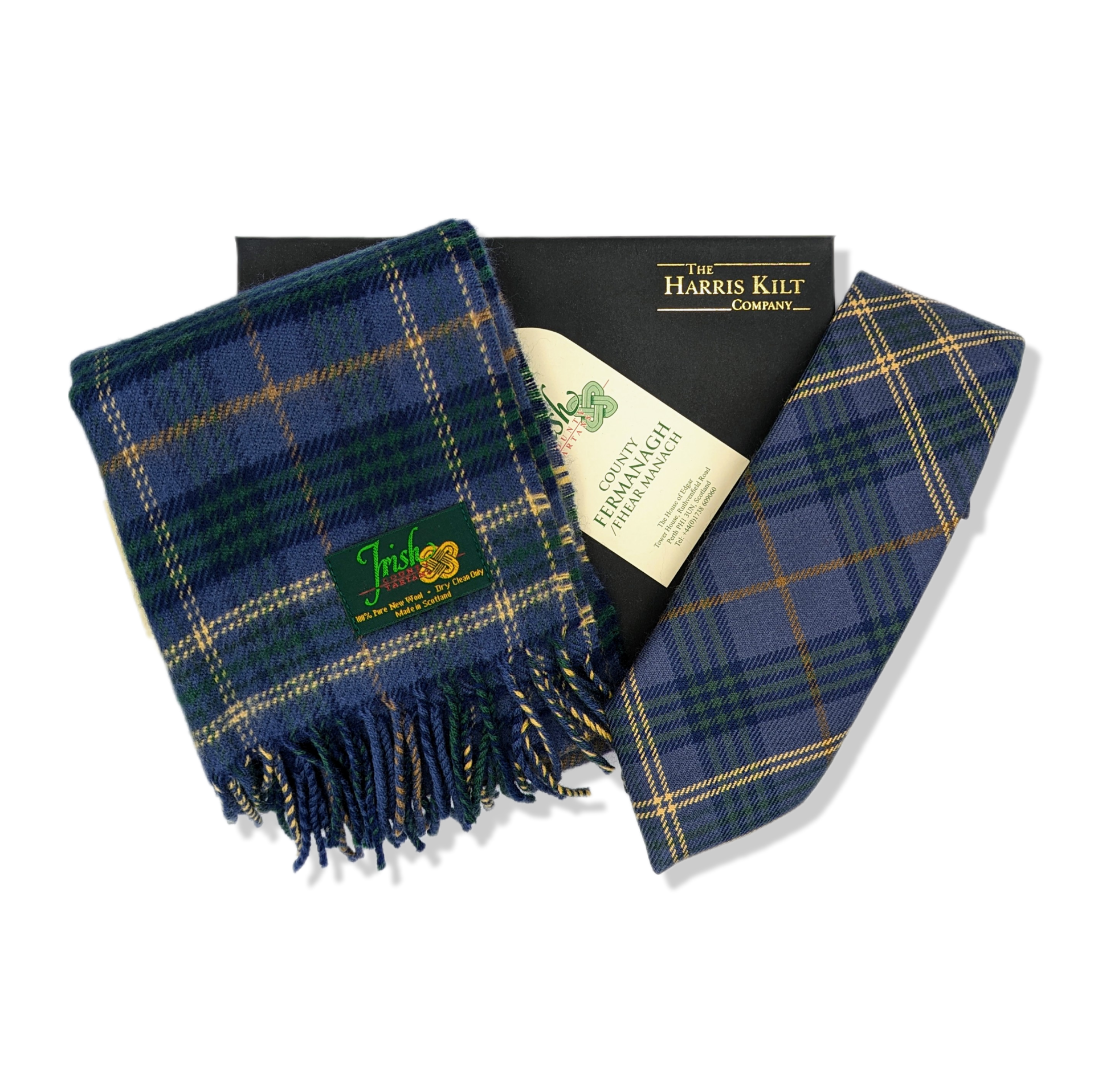 County Fermanagh Tartan Scarf & Tie Gift Box