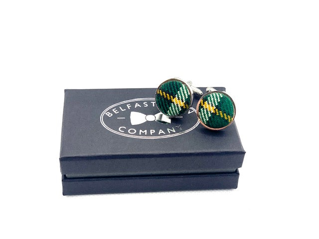 Irish National Tartan Cufflinks