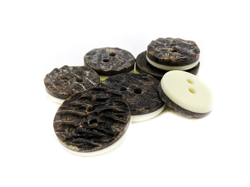 Faux Stag Horn Buttons