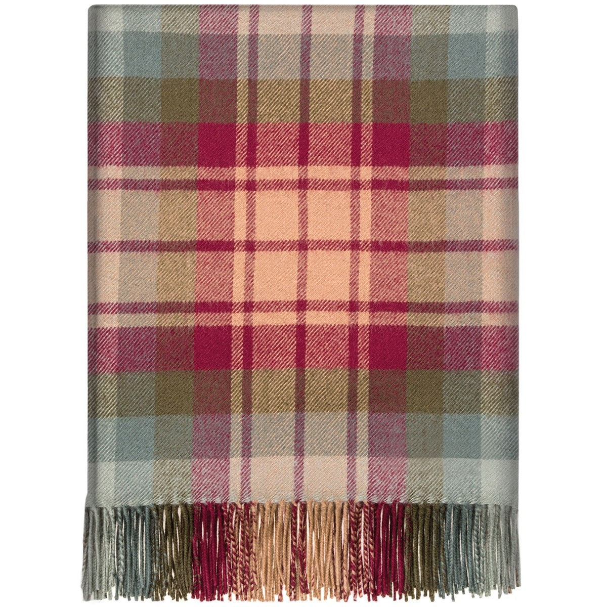 Auld Scotland Tartan Lambswool Blanket