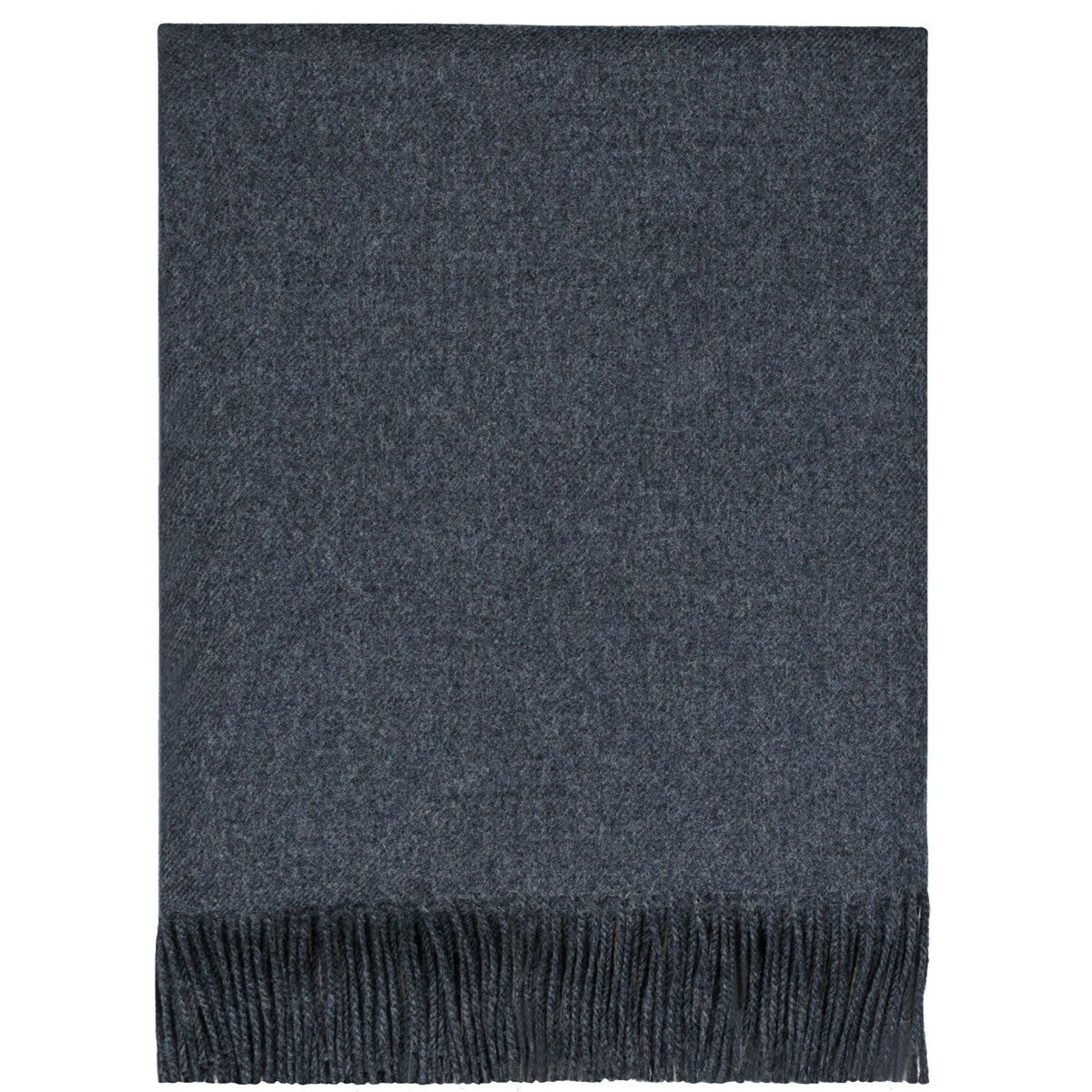 Charcoal Lambswool Blanket