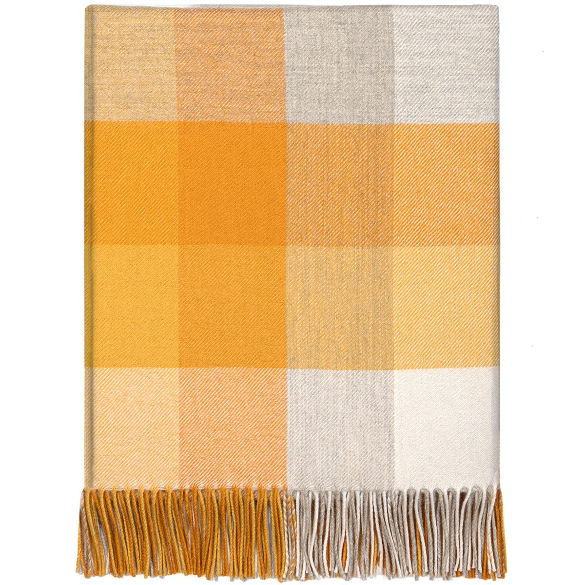 Dornie Gorse Lambswool Blanket