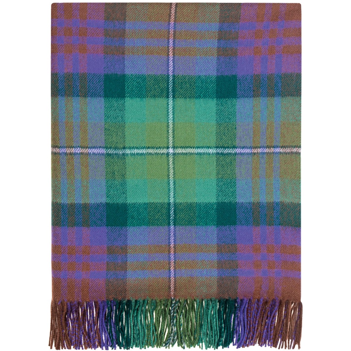 Isle of Skye Tartan Lambswool Blanket