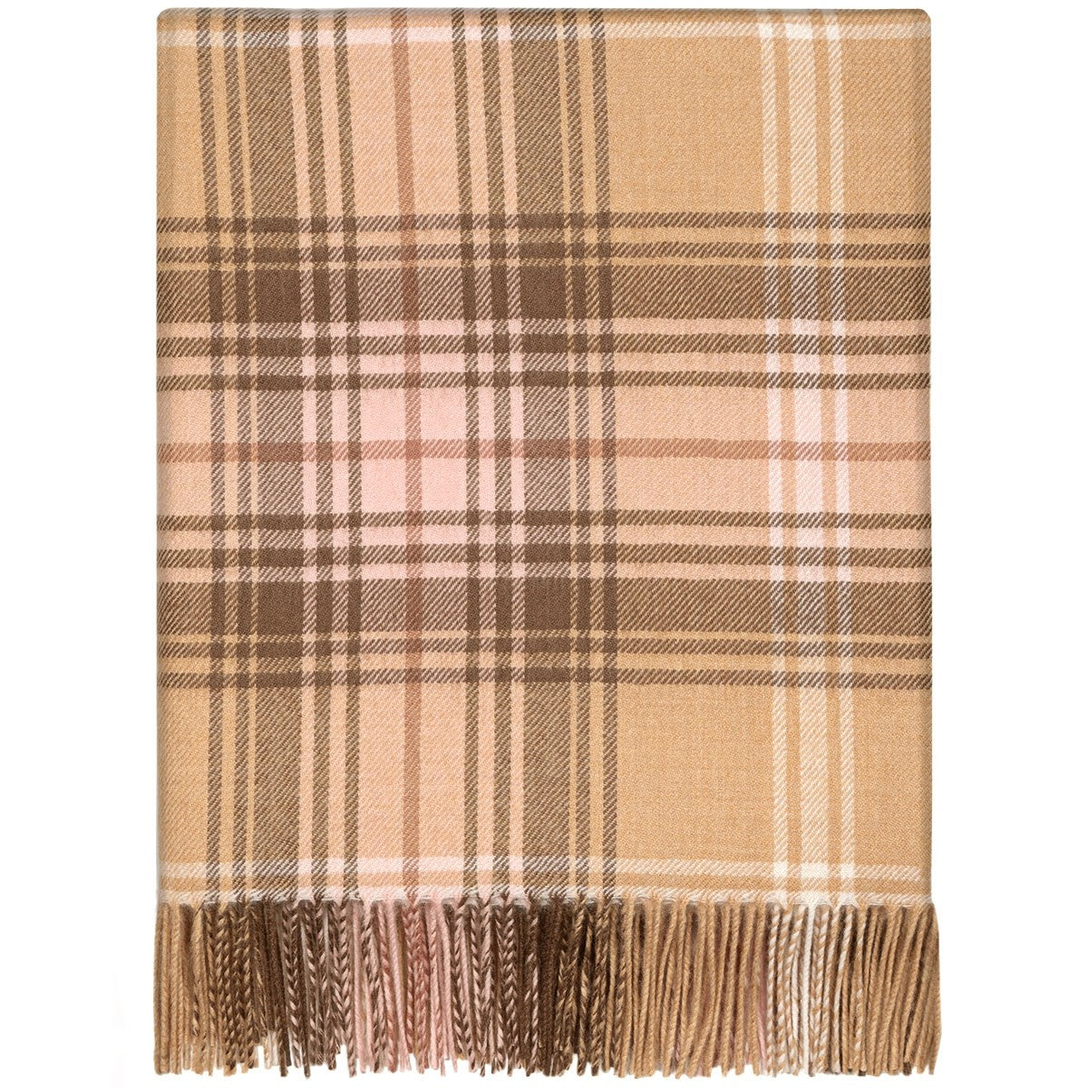 Blossom Tartan Lambswool Blanket