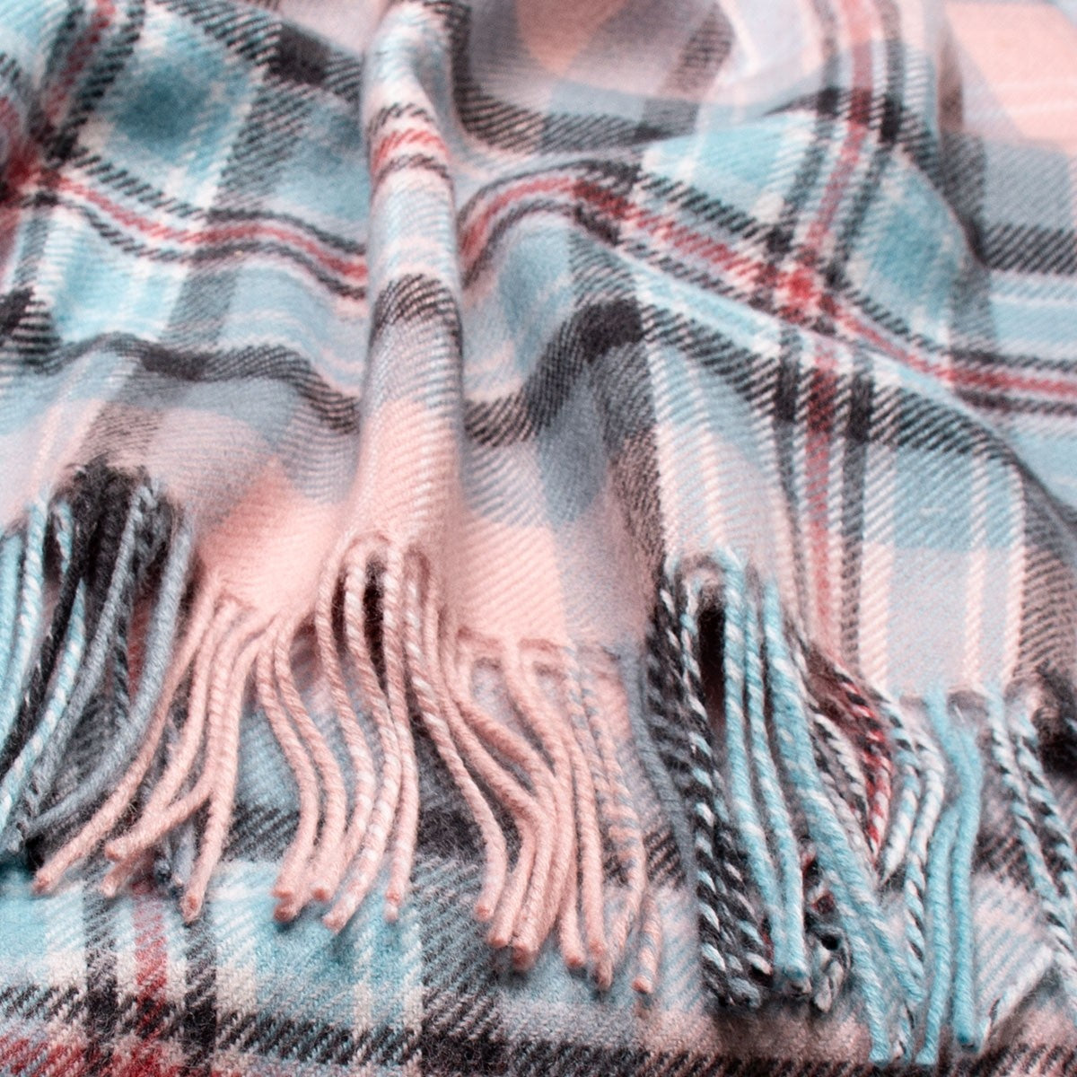 Diana, Princess of Wales Memorial Rose Tartan Lambswool Serape