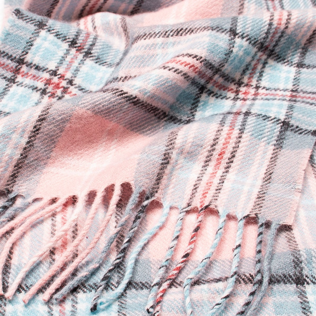 Diana, Princess of Wales Memorial Rose Tartan Lambswool Scarf