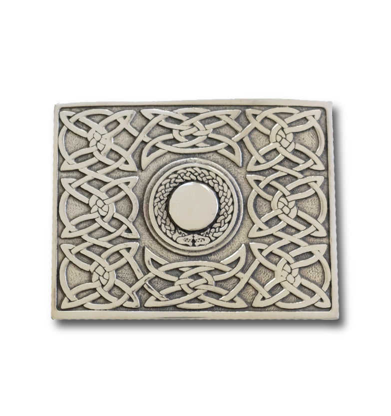 Celtic Weave Belt Buckle with Torq