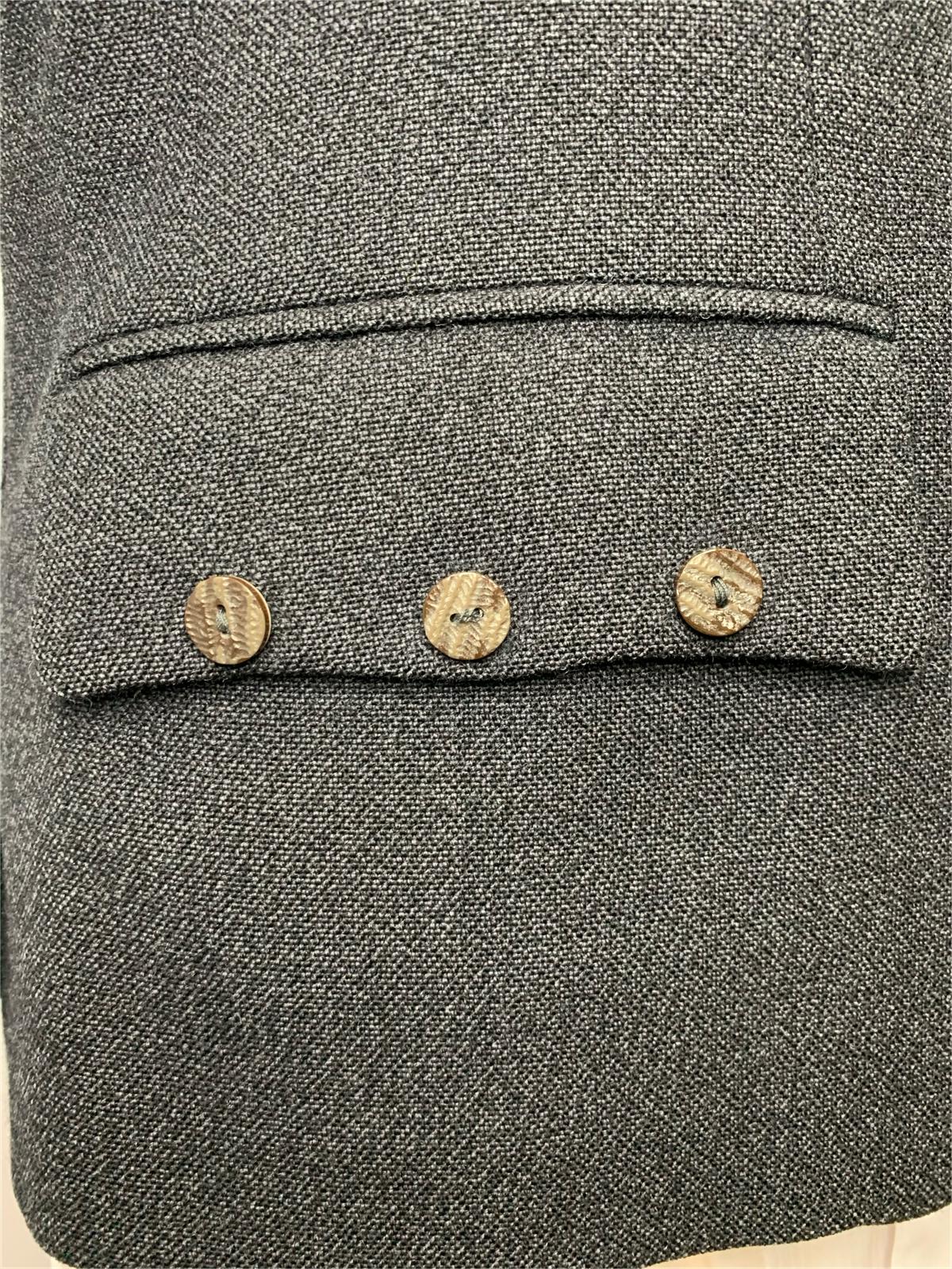 Charcoal Grey Tweed Jacket & Waistcoat