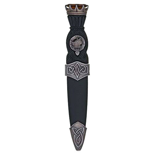 Celtic Clan Crest Sgian Dubh (Antique)