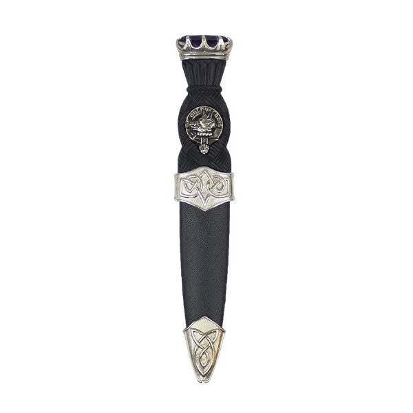 Celtic Clan Crest Sgian Dubh (Chrome)