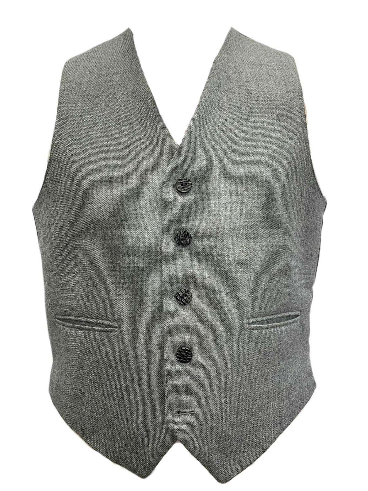 Light Grey Tweed Jacket & Waistcoat