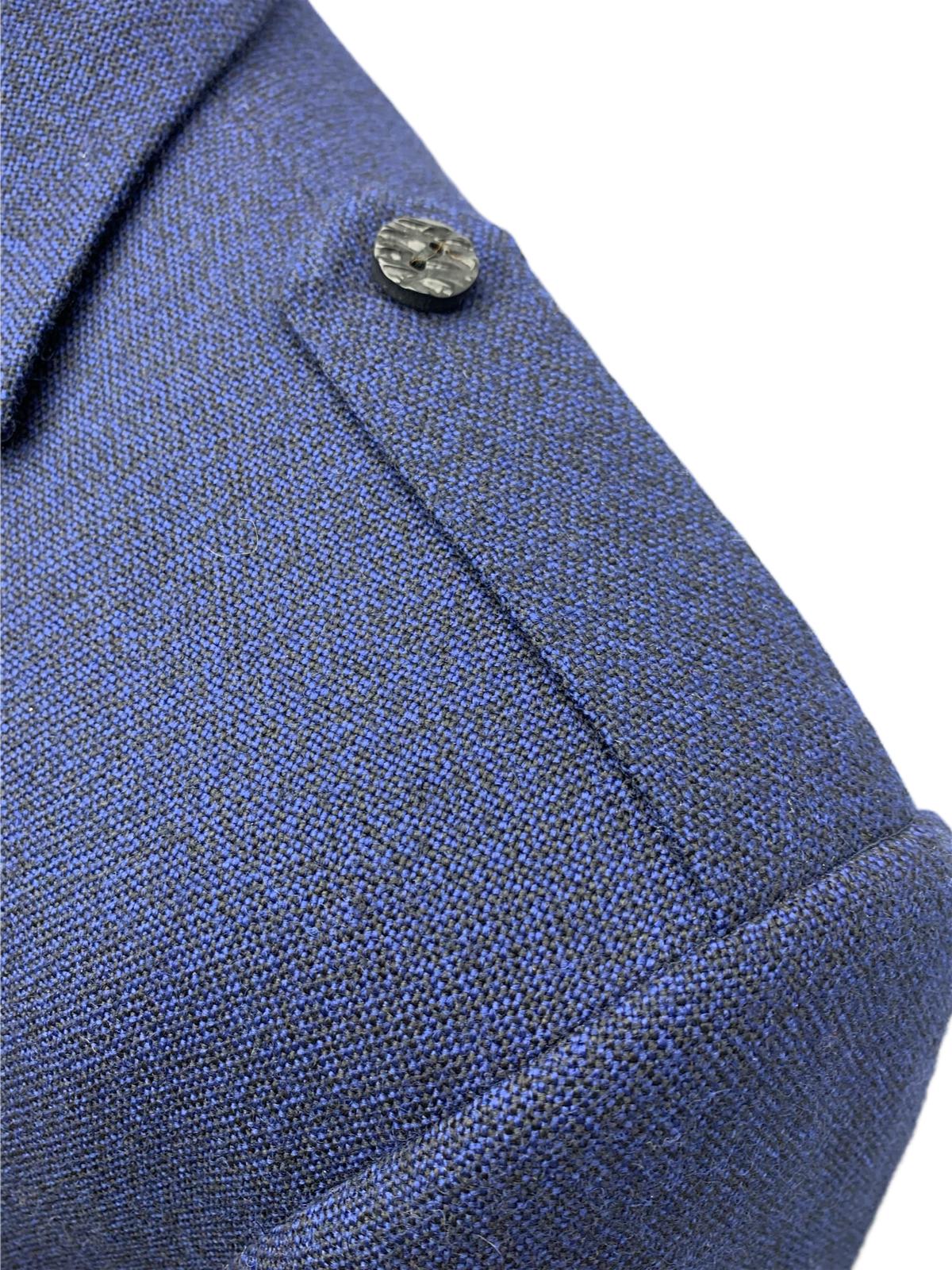 Navy Tweed Jacket & Waistcoat