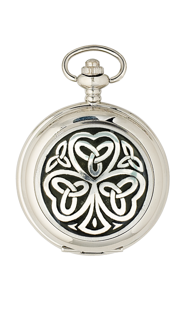 Shamrock Quartz Pocket Watch