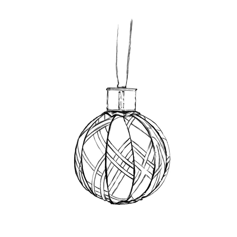 Family Clan Tartan Christmas Bauble