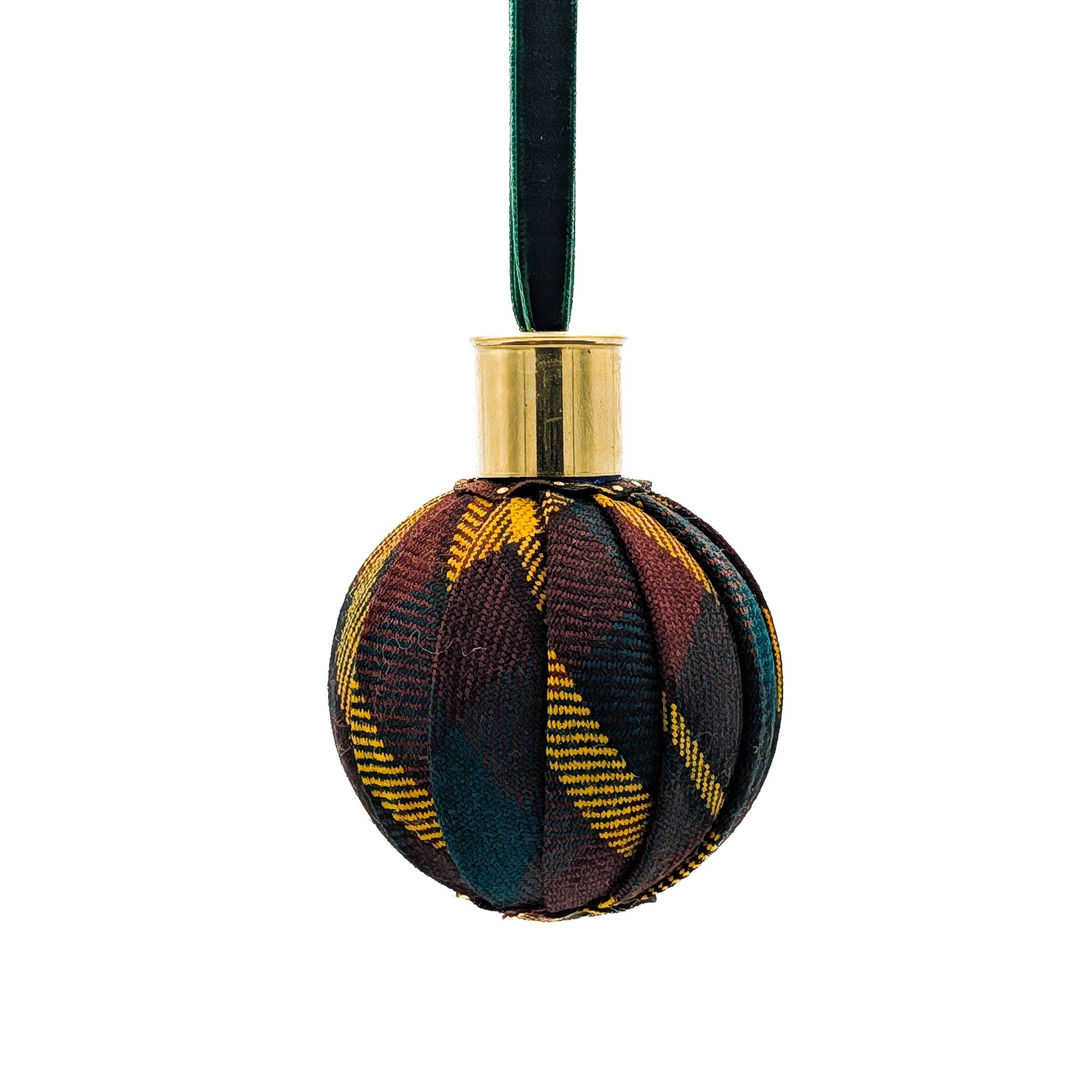 County Monaghan Tartan Christmas Bauble