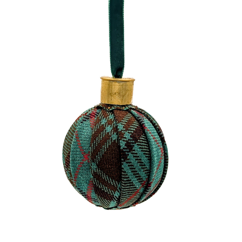 County Dublin Tartan Christmas Bauble