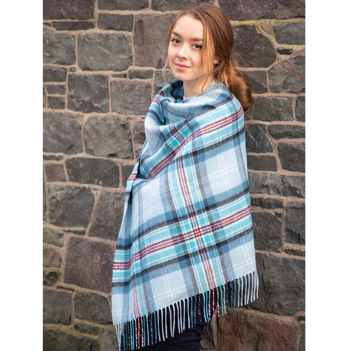 Diana, Princess of Wales Memorial Tartan Lambswool Long Serape