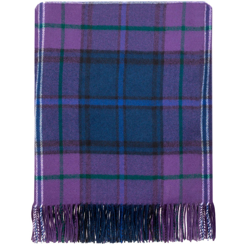 Scotland Forever Tartan Lambswool Blanket