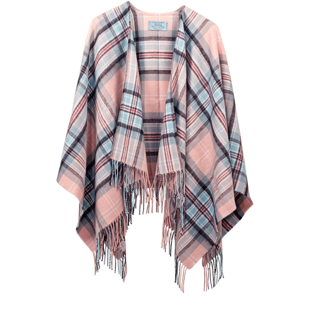 Diana, Princess of Wales Memorial Rose Tartan Lambswool Short Serape