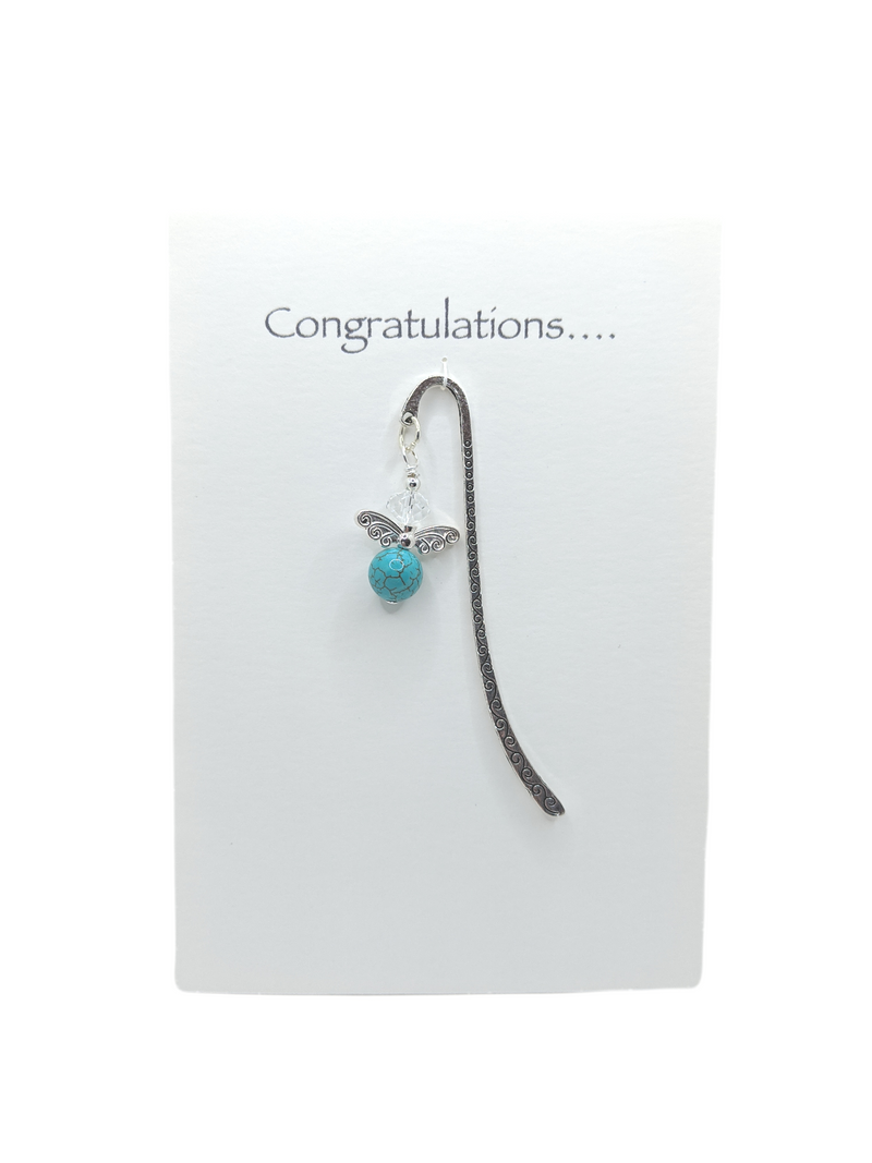 Congratulations Card with Angel Bookmark