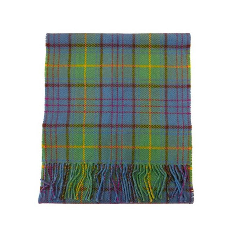 County Donegal Tartan Lambswool Scarf
