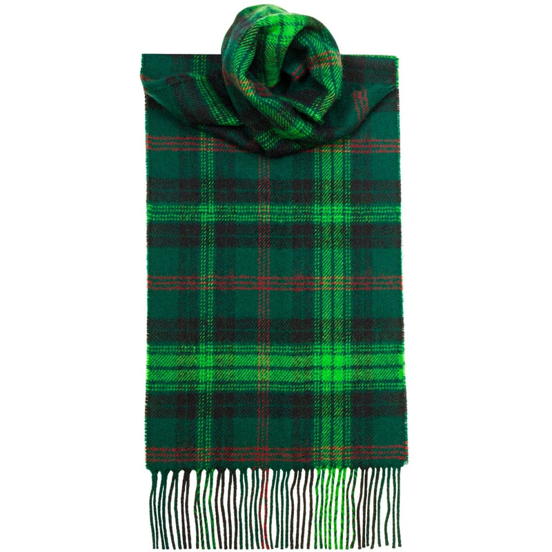 Ross Hunting Modern Tartan Lambswool Scarf